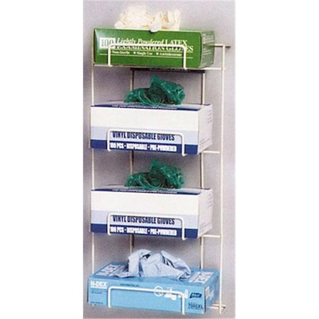Rack Em Racks RackEm Racks 4015 24.5 in. H Top Exam Glove Dispenser Rack 4015